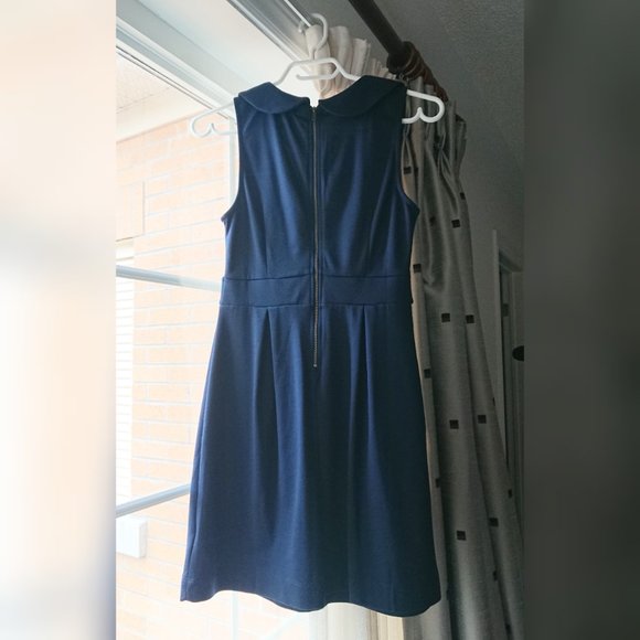 Forever 21 - Navy Peter Pan Collar Sleeveless Dress - Picture 4 of 7